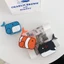 Vỏ Bảo Vệ Hộp Sạc Tai Nghe AirPods3 Gen 2021 / AirPods3 / AirPods3 Kèm Móc Khóa Hình Cá Hề Dễ Thương Ốp