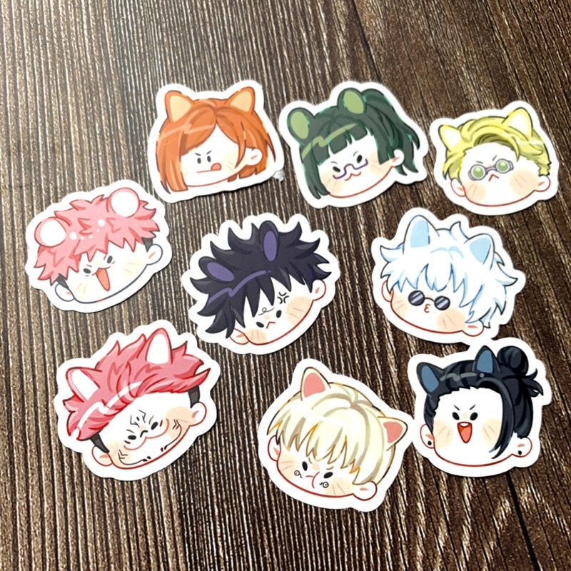 Sticker Jujutsu Kaisen độc quyền bởi artist Hunmyi | Shopee Việt Nam