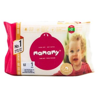 Khăn Giấy Ướt Mamamy 30 Tờ Có Mùi Hương Thơm Mát Chống Hăm Cho Bé