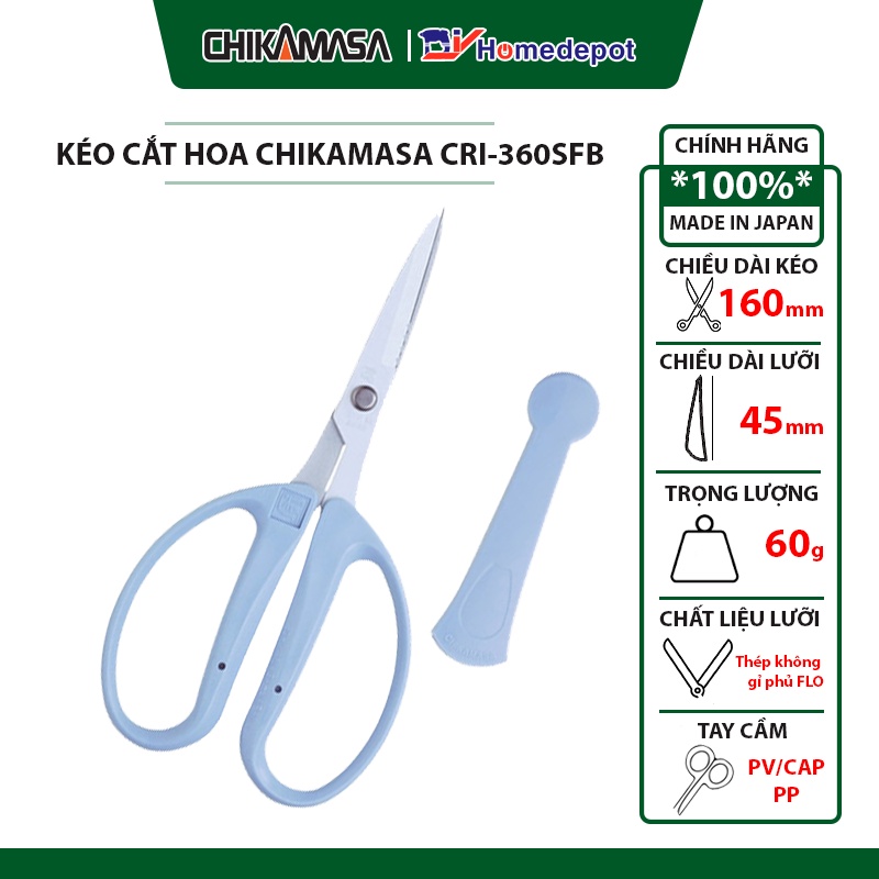 Kéo cắt cành cây Chikamasa CRI-360SFB