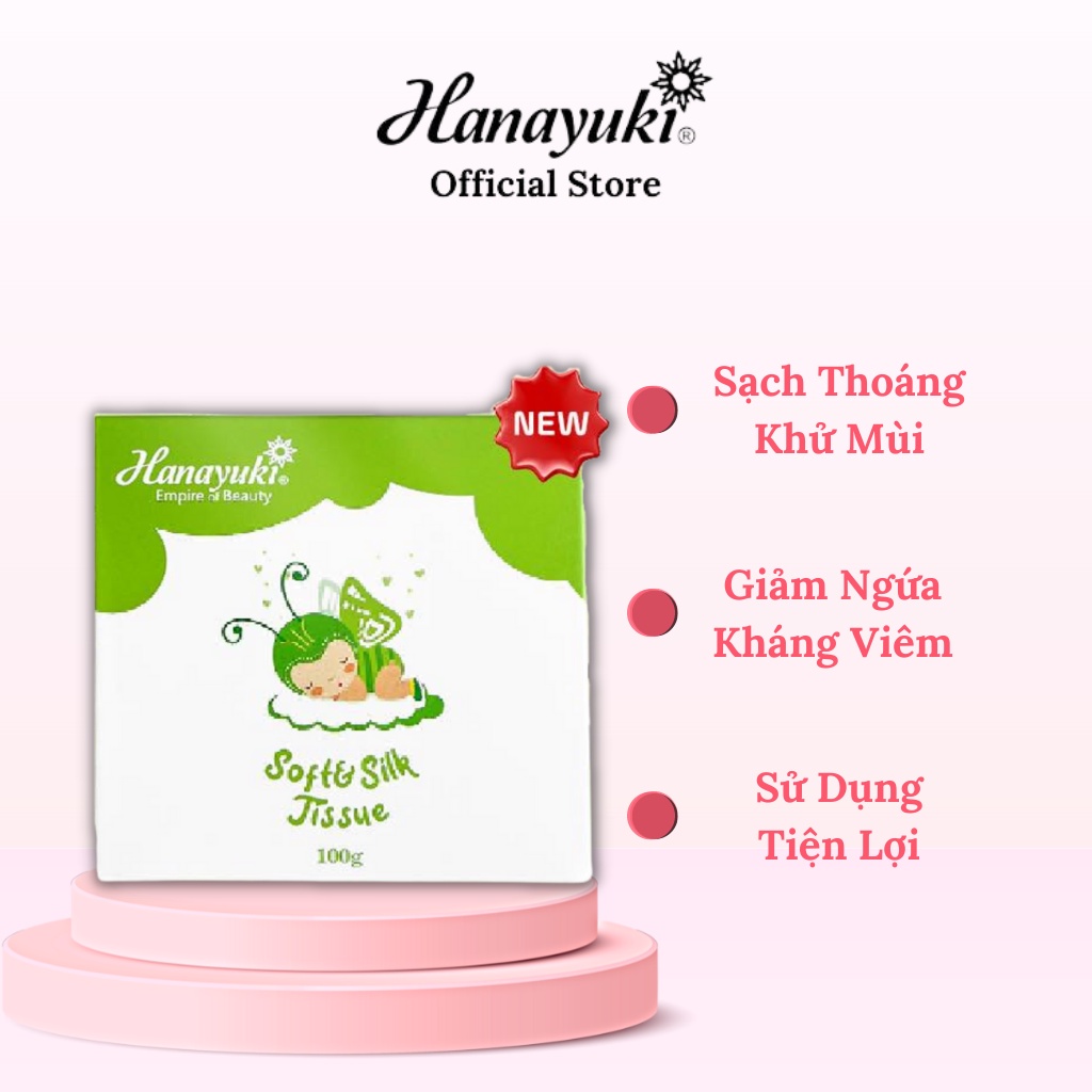 Ảnh Giấy Vệ Sinh Phụ Khoa Chính Hãng, Khăn Ướt Vệ Sinh Phụ Khoa Hanayuki Chính Hãng 3