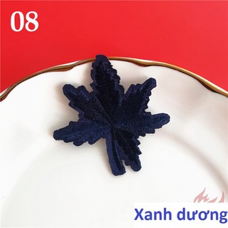 Miếng Dán Ủi Quần Áo Hình Chiếc Lá Nhiều Màu Sắc