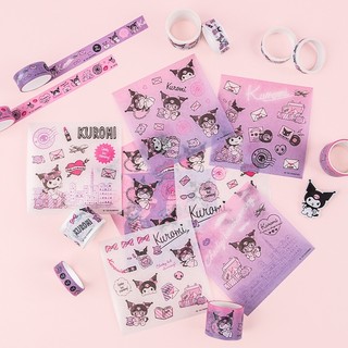 BUJO - Hộp 20 món washi tape và sticker dễ thương làm quà tặng 🐻🌸 chủ đề Cinnamoroll, Kuromi, My Melody, Pompom Purin ✨✨