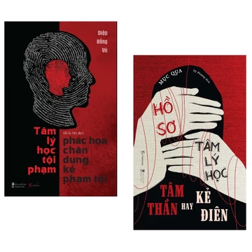 Sách - Combo 2 Cuốn: Phác Họa Chân Dung Kẻ Phạm Tội + Tâm Thần Hay Kẻ Điên