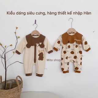 Set body cho bé bộ liền thân dài tay siêu cưng - quần áo thu đông trẻ em 4-15kg