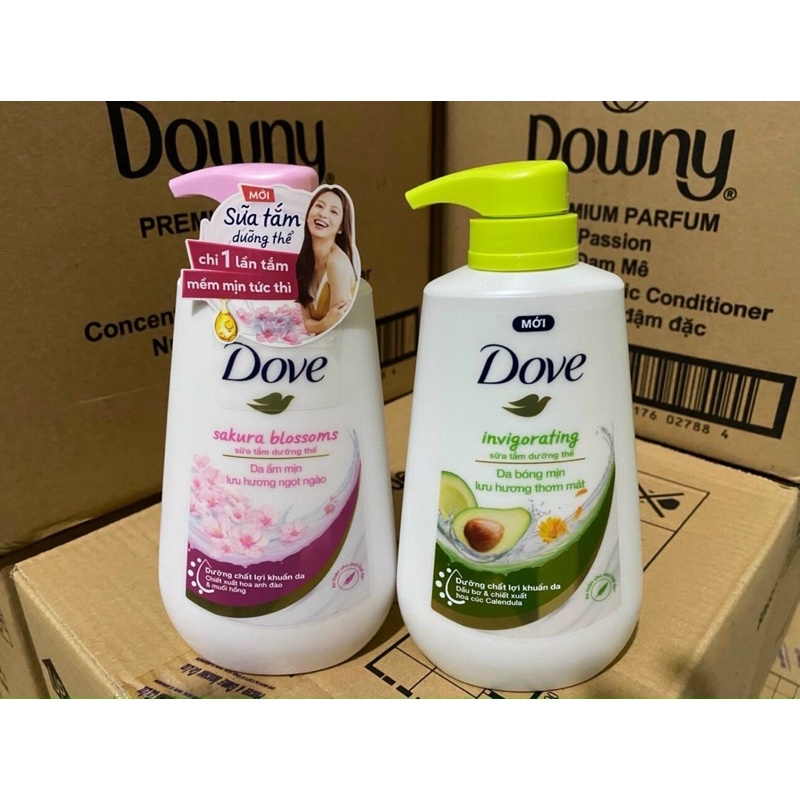 (mới) Sữa Tắm Dưỡng Thể Dove 500g / 900ml