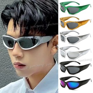 2022 Thời Trang Đi Biển Sắc Thái Kính Mắt Cho Nữ Thể Thao Hàn Quốc Hình Chữ Nhật Kính Mát Cho Unisex Phong Cách Punk Thương Hiệu Thiết Kế Hợp Thời Trang Nhiều Màu Kính Mắt Ourdoor