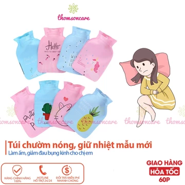 Túi chườm bụng kinh, túi chườm nóng giảm đau bụng kinh, đau răng, giữ nhiệt ấm đa năng, túi làm ấm, chườm nóng bụng