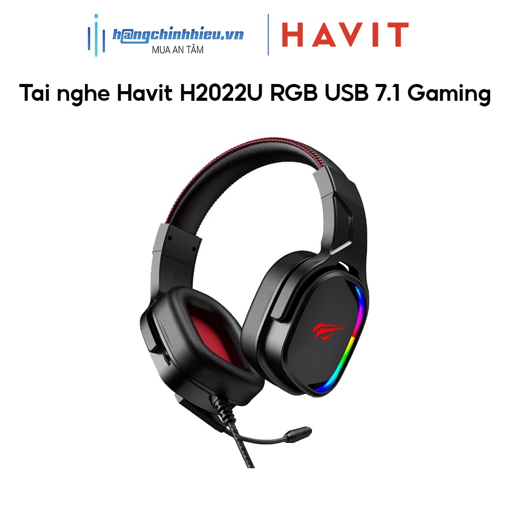 Tai nghe Havit H2022U RGB USB 7.1 Gaming