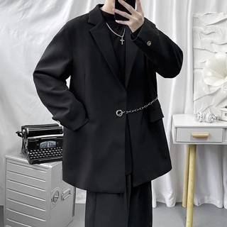 Áo Khoác Blazer Nam Nữ Form Rộng (Ảnh Thật) Dài Tay Thời Trang Unisex Basic Cổ Vest ,Phong Cách Hàn Quốc
