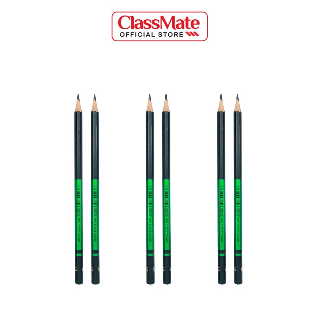 Hộp 12 Bút Chì Gỗ Cao Cấp Fine Art 3B CLASSMATE Nét Bút Mịn, Dùng Làm Họa Cụ Vẽ Tranh Chuyên Nghiệp CL-PC903