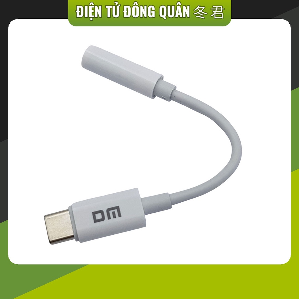 [HCM] Cáp chuyển USB type C ra tai nghe 3.5mm DMlife | Có hỗ trợ chân ...