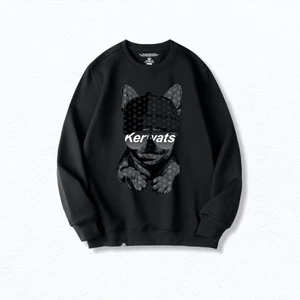 Áo Sweater Nam HappyFamily In Hình Chú Chó Pug Kervats Chất Cotton 100 Cao Cấp