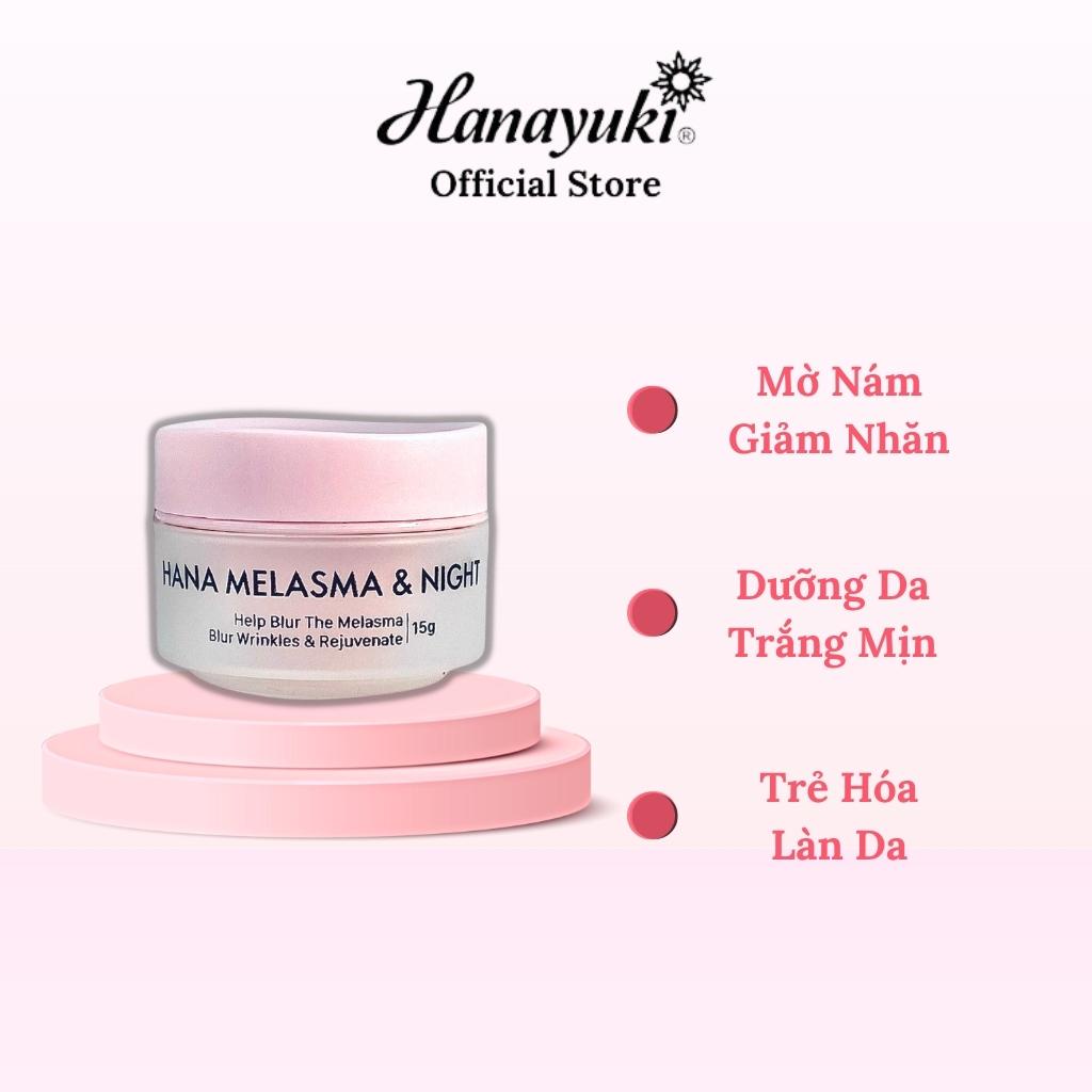 Ảnh Kem Nám Dưỡng Ẩm Da Mặt - Kem Dưỡng Trắng Da Hanayuki Chính Hãng 15g 2