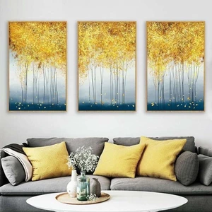Bộ 3 tranh tráng gương treo tường trang trí nhà đẹp kèm khung cao cấp tặng kèm đinh đa năng 3 chân đa năng treo tranh