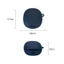 WU Tương thích cho 1MORE AERO Vỏ tai nghe chống sốc Vỏ chống va đập Vỏ silicon chống bụi có thể giặt được