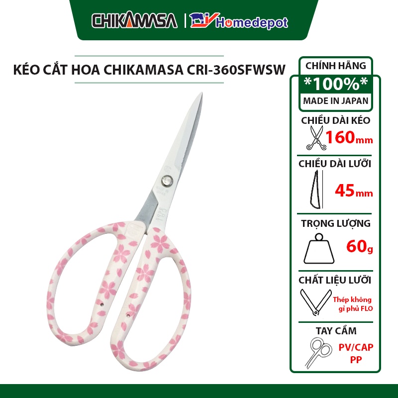 Kéo cắt cành cây Chikamasa CRI-360SFWSW