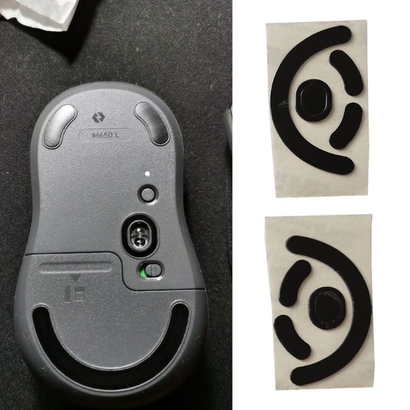 KIKIN Chân Chuột Cạnh Cong Chuột Giày Trượt Chuột Miếng Lót Cho M650L M750L Chuột Chơi Game 2 Bộ