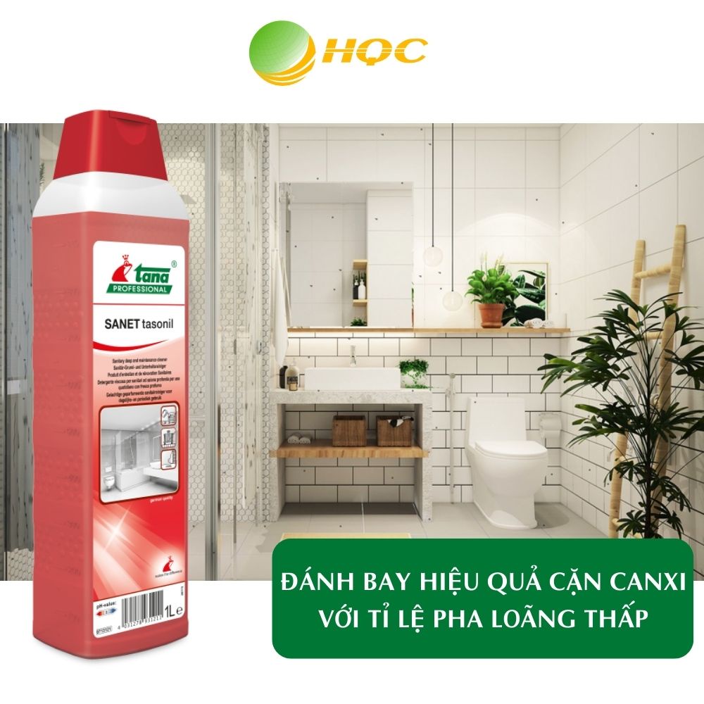 Tẩy Cặn Canxi SANET tasonil Nhập Khẩu Đức Tẩy Sạch Vòi Sen, Vách Kính, Lavabo, Bồn Cầu Nhà Tắm, Nhà Vệ Sinh