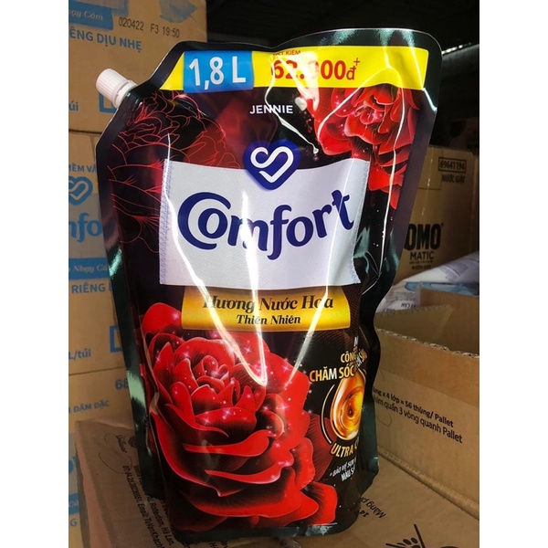 Nước Xả Vải Comfort Túi 1,8l đỏ