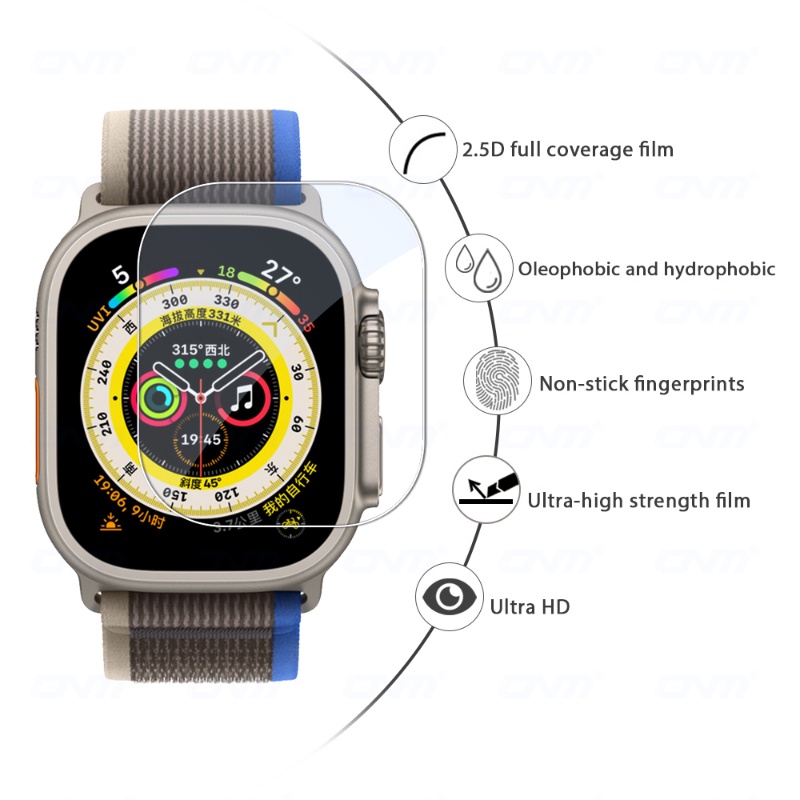 Bảo vệ màn hình Phim mềm bảo vệ toàn diện trong suốt cho Apple Watch 46MM Series 11 10 9 8 7 6 SE 5 4 3 45MM 41MM 40MM 44MM 38MM 42MM cho iWatch Ultra 2 49MM Không có kính