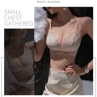 Bộ áo ngực ren siêu mỏng gợi cảm cho phụ nữ bộ áo ngực không dây mềm mại thanh niên cô gái đồ lót thoải mái cho nữ bralette