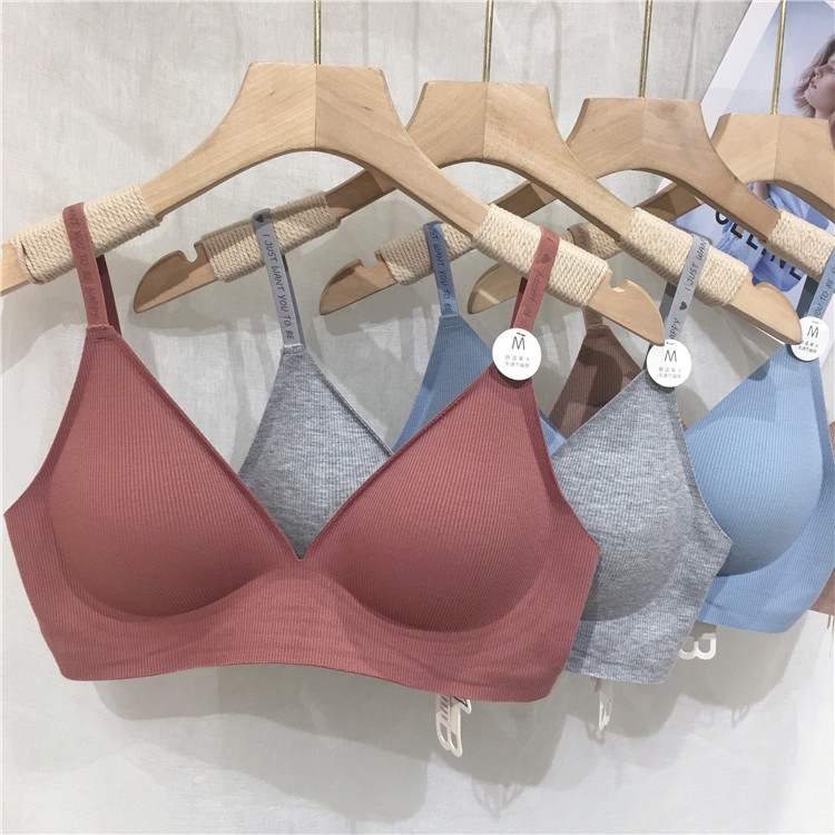 Áo Ngực Gợi Cảm Cho Nữ Deep V Không Dây Quần Lót Thoải Mái Push Up Áo Ngực Thể Thao
