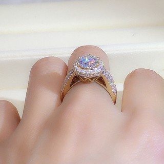 Hàng Mới Về Nhẫn Mở Đính Đá Nhập Khẩu Moissanite Tám Trái Tim Tám Mũi Tên PT950 Cho Nữ