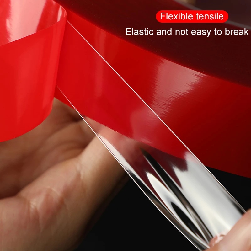 Băng Keo Hai Mặt Acrylic Trong Suốt Dài 3m Dùng Để Trang Trí Nhà