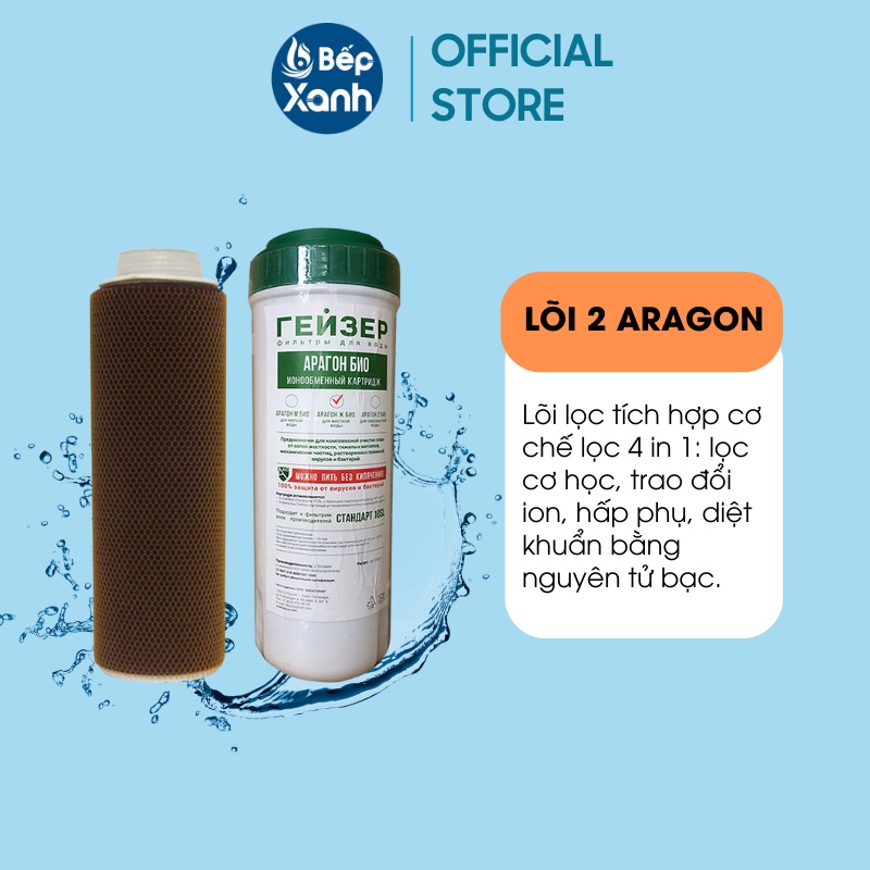 Ảnh Bộ lõi lọc nước Nano Geyser Ecotar 3 - Nhập khẩu Nga - Hàng Chính Hãng 3