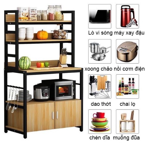 Gợi Ý Một Số Mẫu Kệ Đựng Gia Vị Nhà Bếp Thông Minh Được Ưa Chuộng