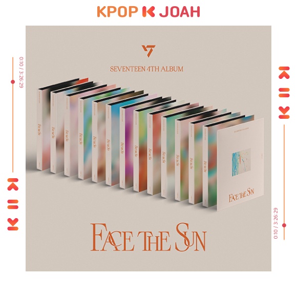 SEVENTEEN - FACE THE SUN 4TH ALBUM (CARAT ver) | Shopee Việt Nam