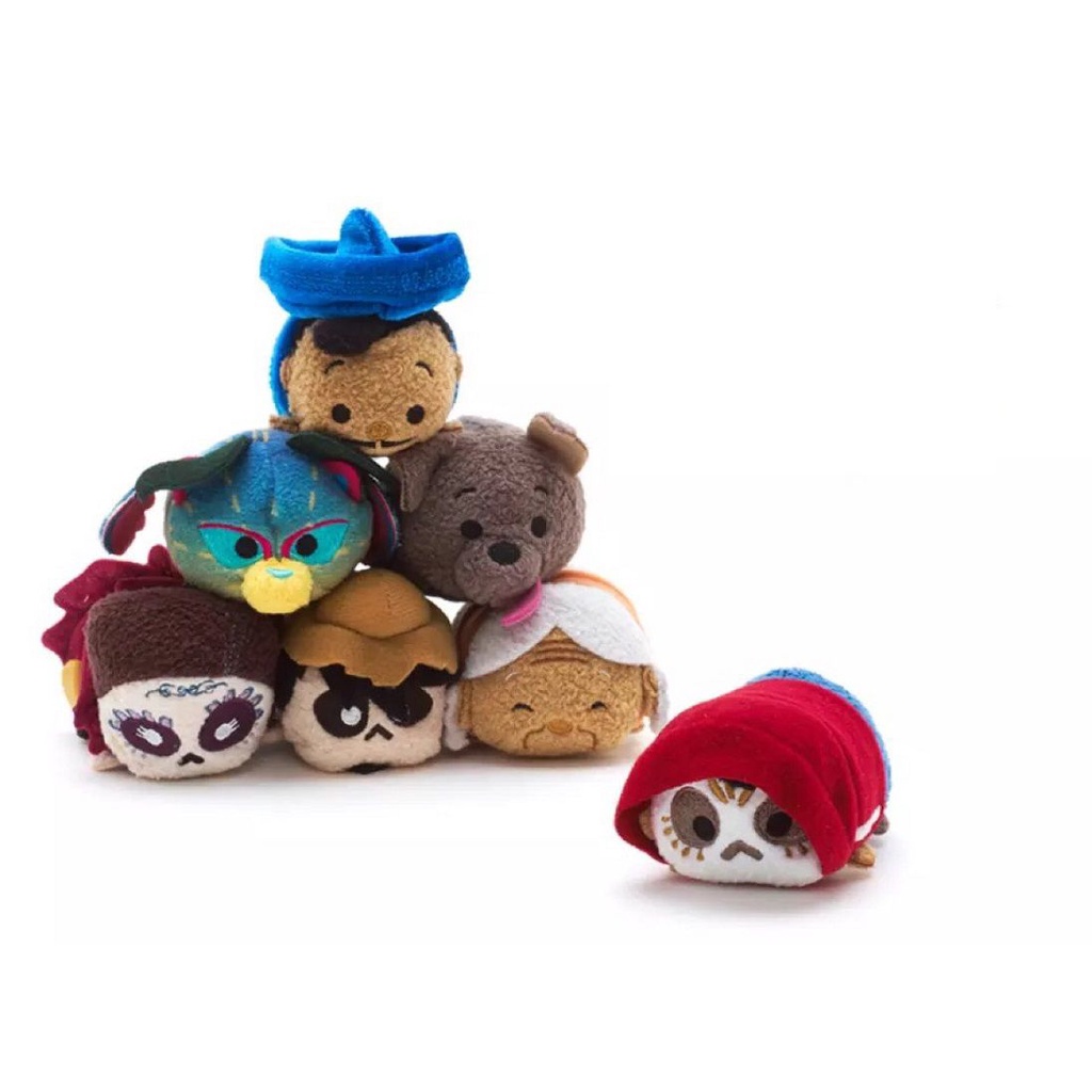 Disney TSUM TSUM Coco Mama Hector Pepita Imelda Ernesto Mini Sang Trọng Đồ Chơi Búp Bê