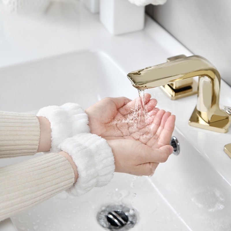 Băng Đô Rửa Mặt / Trang Điểm Bằng Lông Cừu San Hô Mềm Mại Cho Nữ