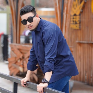 Áo Sơ Mi Nam Dài Tay Màu Sắc Thanh Lịch Cỡ Lớn 90-200KG / 12XL