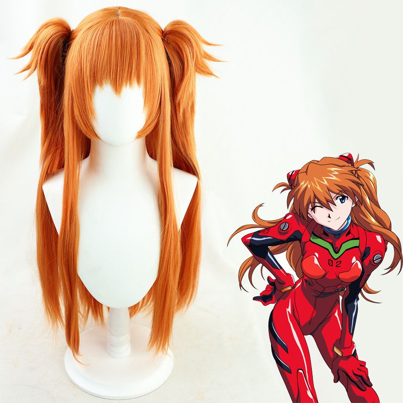 Asuka Anime Lấy Cảm Hứng Từ Tóc Giả Làm Bằng Lụa Từ Nhiệt Độ Cao 5cm Tóc Kèm Thẻ