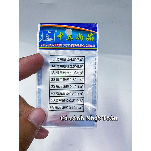 THANH QUẤN CHÌ CÂU CÁ 1 BỊCH 5 THANH SHANGPIN FISHING TACKLE