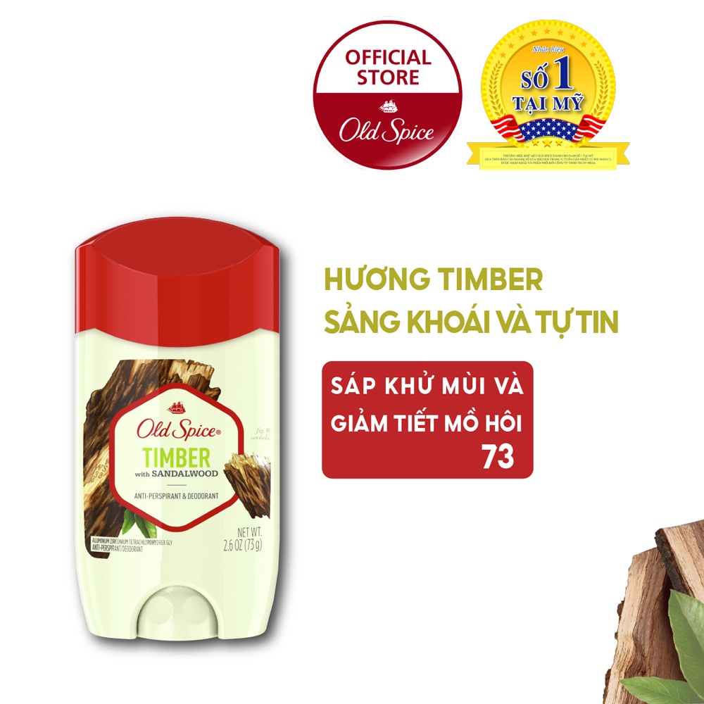 Ảnh Sáp khử mùi Old Spice hương Timber 73g 2