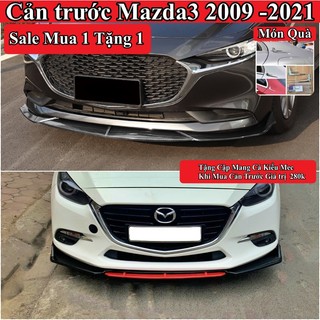 Cản trước thể thao 3 mảnh  cho xe mazda3 _3s các đời