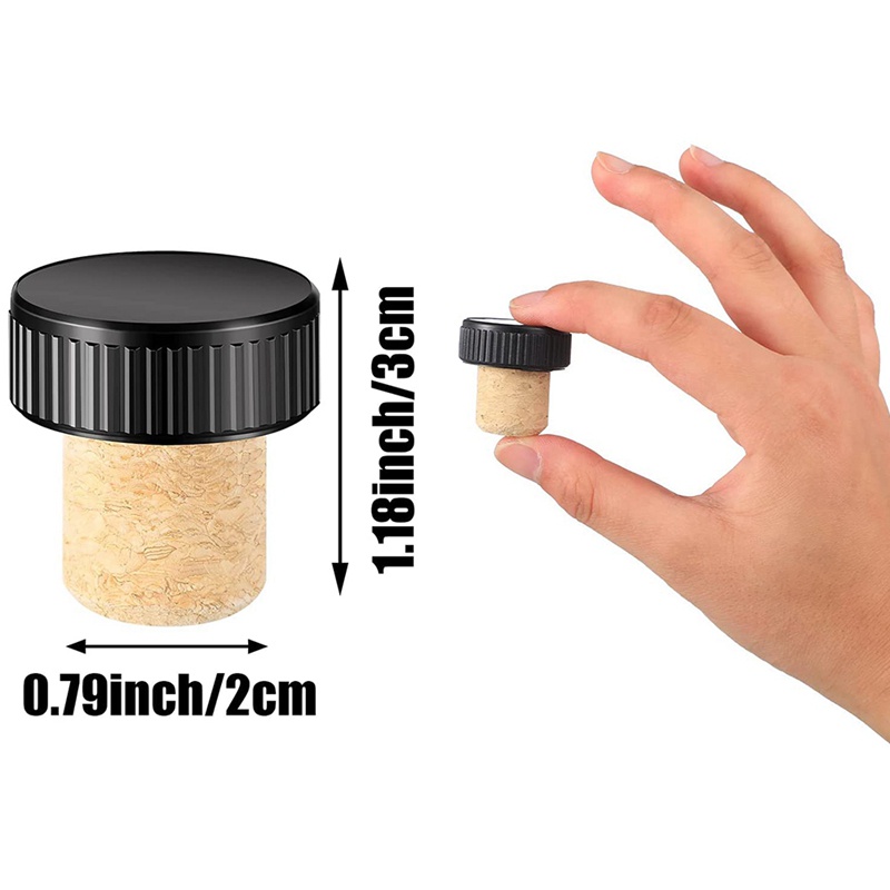 Set 24 Nút Bần Hình Chữ T Chuyên Dụng Đậy Chai Rượu