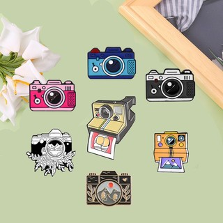 Huy Hiệu Cài Áo Hình Máy Ảnh Hoạt Hình Dễ Thương