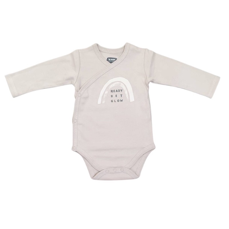 [MD203] Body chip cài chéo MINENE chất liệu organic cotton cho bé trai và gái