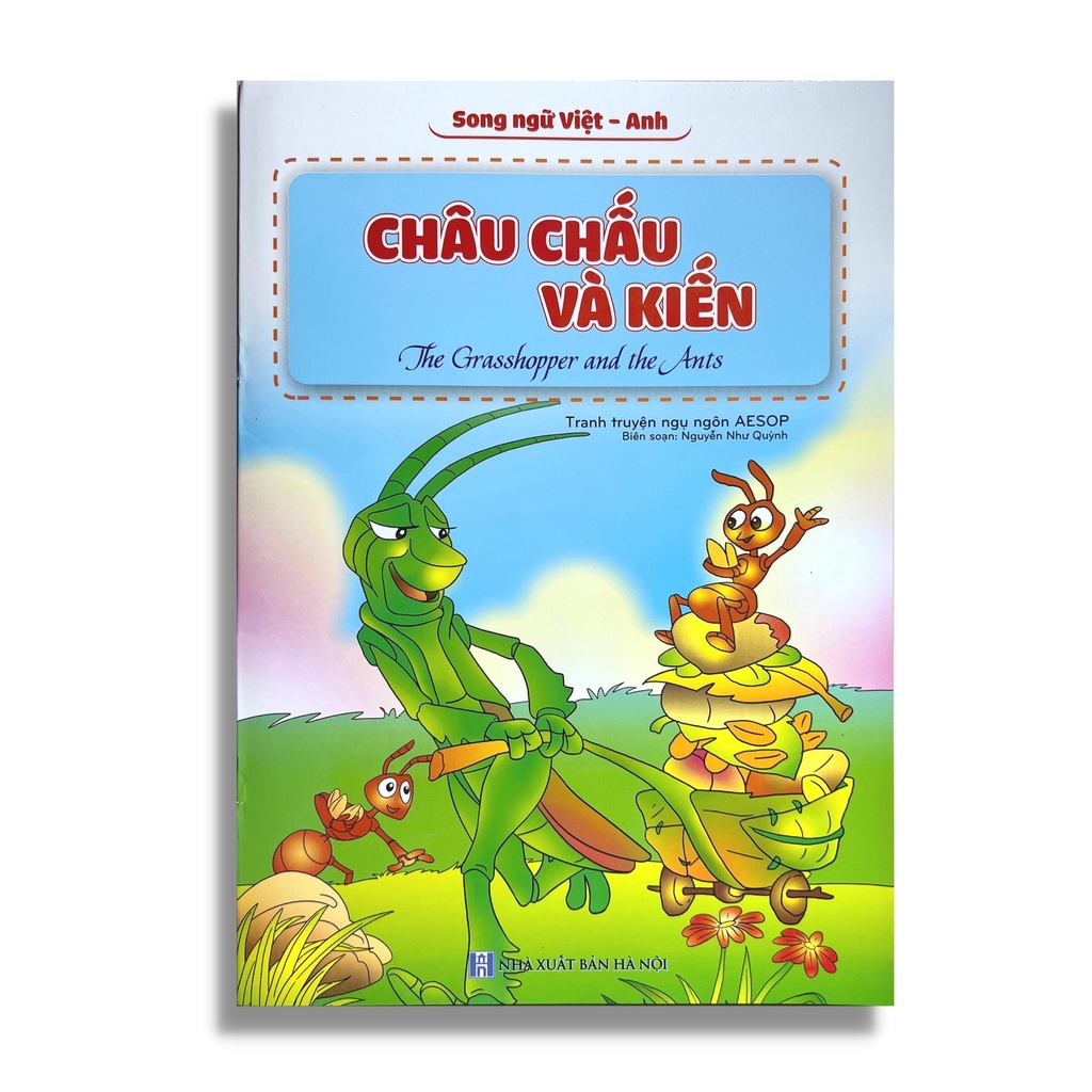 Truyện ngụ ngôn thế giới AESOP – Châu Chấu và Kiến | Song ngữ Việt Anh | Truyện thiếu nhi ý nghĩa