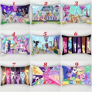 Hoạt Hình Dễ Thương My Little Pony Một Mặt In Hình Polyester Hình Chữ Nhật Vỏ Gối Phòng Ngủ Sofa Nhà Trang Trí Gối