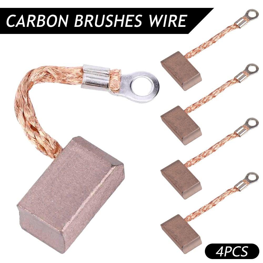 [Vận chuyển nhanh] Dây cọ Carbon 4 chiếc SIMPLEAID Động cơ điện 11 * 10 * 20mm chung chất lượng cao