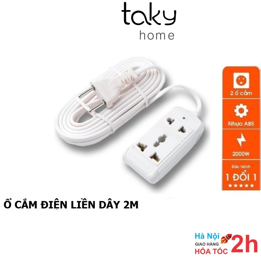 Dây Cắm 2 Lỗ Takyhome - Hình Ảnh Thực Tế