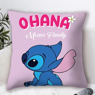 Stitch Cartton Một Mặt In Hình Chữ Nhật Polyester Gối Phòng Ngủ Sofa Trang Trí Nhà Gối (Không Có Lõi Gối)