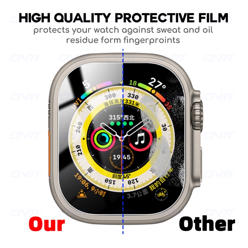 Bảo vệ màn hình Phim mềm bảo vệ toàn diện trong suốt cho Apple Watch 46MM Series 11 10 9 8 7 6 SE 5 4 3 45MM 41MM 40MM 44MM 38MM 42MM cho iWatch Ultra 2 49MM Không có kính