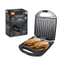 Máy kẹp nướng bánh mì RAF 1400W làm nóng đều 2 mặt khuôn, bánh thơm ngon