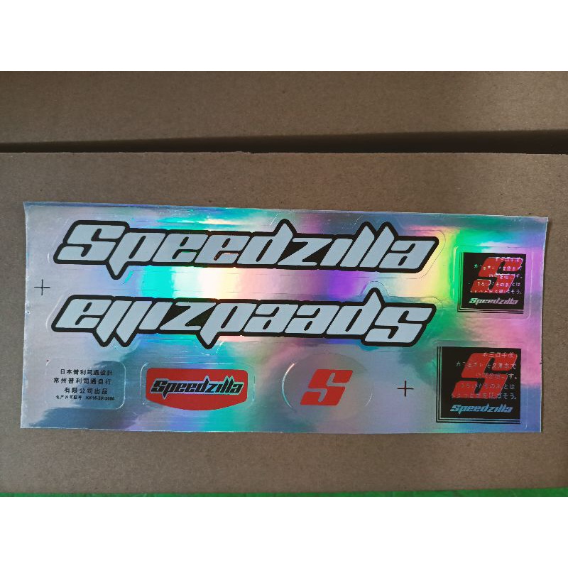 Bộ tem dán xe đạp Speedzilla new | Shopee Việt Nam